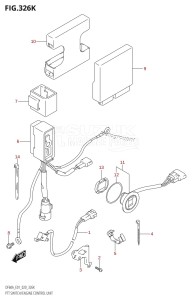 DF60A From 06002F-040001 (E01 E40)  2020 drawing PTT SWITCH /​ ENGINE CONTROL UNIT (DF60AVT:E40,DF60AVTH:E40)