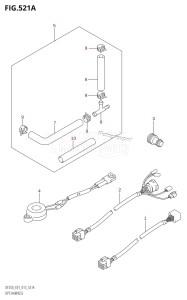 DF200Z From 20002Z-310001 (E01 E40)  2013 drawing OPT:HARNESS