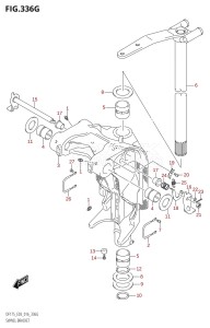 DF175TG From 17502F-610001 (E03)  2016 drawing SWIVEL BRACKET (DF175Z:E03)