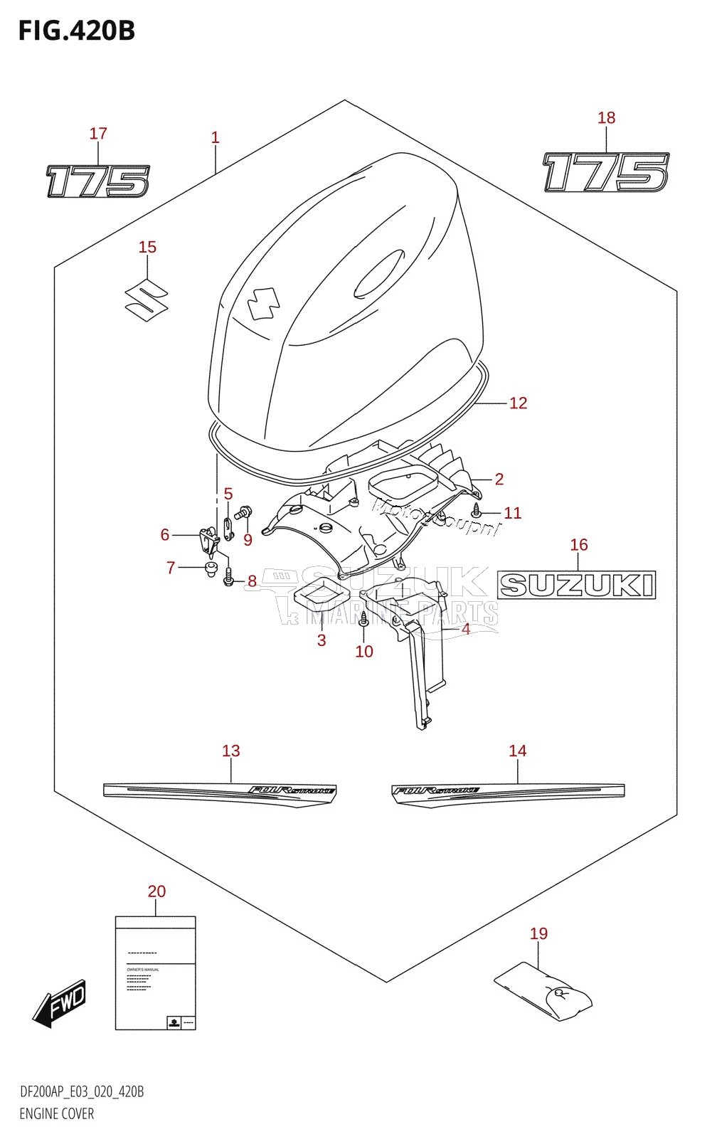 ENGINE COVER (DF175AP)