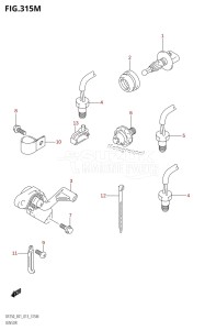 DF225Z From 22503Z-310001 (E01 E40)  2013 drawing SENSOR (DF250Z:E40)