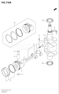 00994F-110001 (2011) 9.9hp P03-U.S.A (DF9.9A  DF9.9AR) DF9.9A drawing CRANKSHAFT