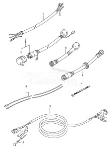 DT75T From 07501-801001 ()  1988 drawing OPT : ELECTRICAL (WT,WQ,WHQ)