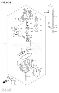 08002F-910001 (2019) 80hp E01 E40-Gen. Export 1 - Costa Rica (DF80A) DF80A drawing FUEL VAPOR SEPARATOR (E40)