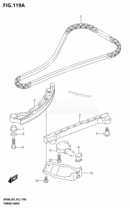 DF40A From 04003F-210001 (E01)  2012 drawing TIMING CHAIN