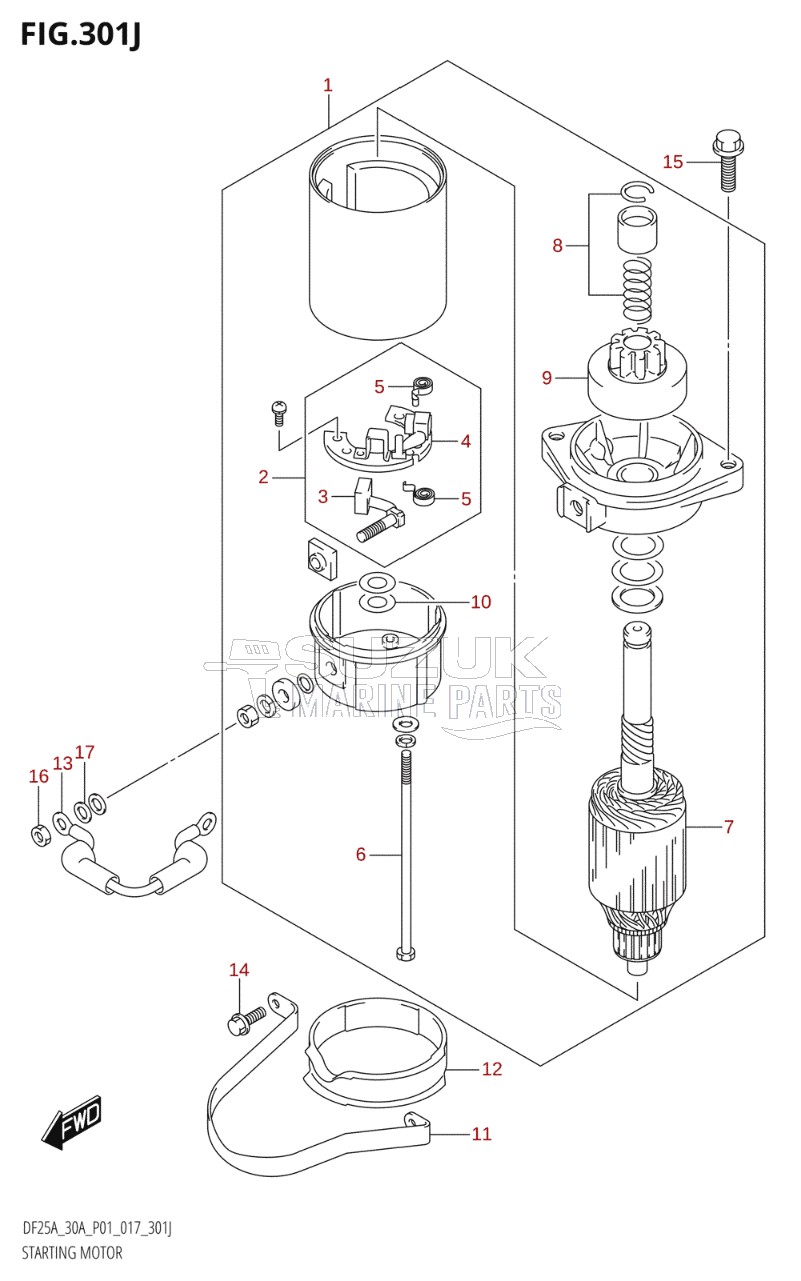 STARTING MOTOR (DF30AQ:P01)