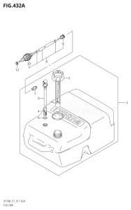 11504F-710001 (2017) 115hp E03-USA (DF115AST) DF115AST drawing FUEL TANK (DF115AT:E40)