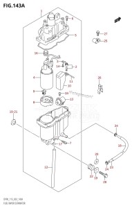 DF90 From 09001F-371001 (E03)  2003 drawing FUEL VAPOR SEPARATOR