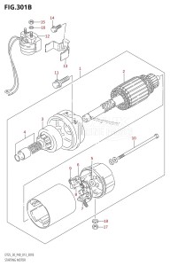 DT30 From 03005-310001 ()  2013 drawing STARTING MOTOR (DT30R:P40)