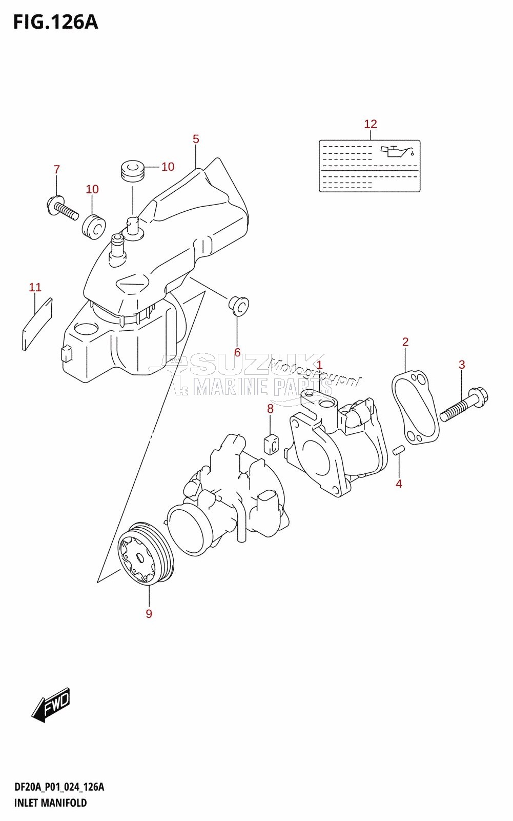 INLET MANIFOLD (DF9.9B,DF9.9BR)