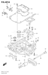 07003F-240001 (2022) 70hp E11 E40-Gen. Export 1-and 2 (DF70AT  DF70ATH  DF70ATH) DF70A drawing ENGINE HOLDER