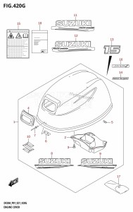 DF20A From 02002F-040001 (P40)  2020 drawing ENGINE COVER ((DF15A,DF15AR):020)