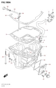 DF150Z From 15002Z-810001 (E03)  2018 drawing OIL PAN (DF150T,DF150Z,DF175T,DF175Z)