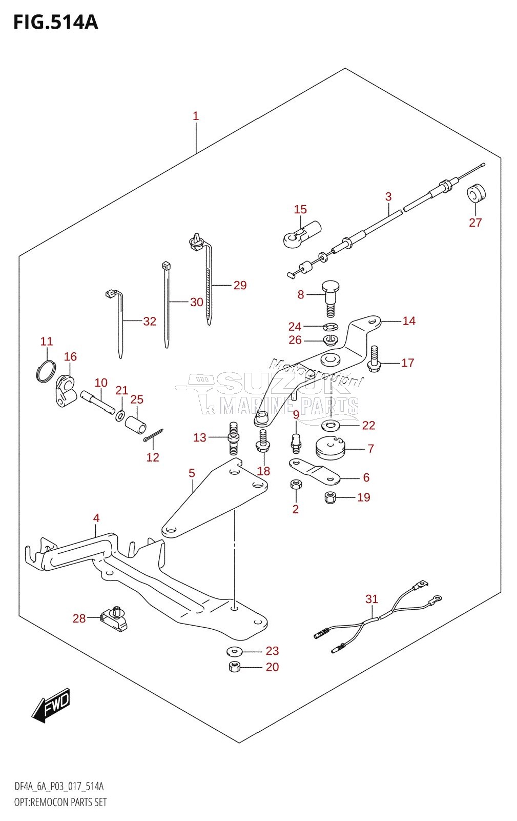 OPT:REMOCON PARTS SET