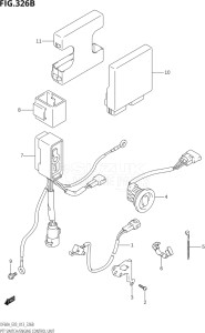 06002F-310001 (2013) 60hp E03-USA (DF60A) DF60A drawing PTT SWITCH / ENGINE CONTROL UNIT (DF50A:E03)