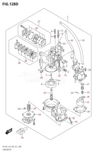 DT15A From 01504-510001 (P36-P40)  2015 drawing CARBURETOR (DT9.9AK:P36)