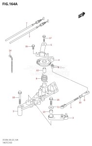 DF250 From 25005F-340001 (E40)  2023 drawing THROTTLE ROD