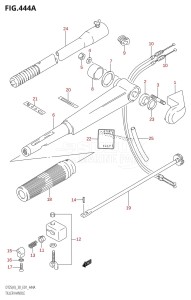 DT30 From 03001-880001 ()  2008 drawing TILLER HANDLE