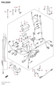 DF175TG From 17502F-410001 (E03)  2014 drawing HARNESS (DF175ZG:E03)