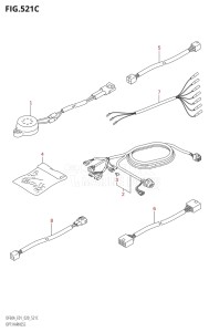 05003F-040001 (2020) 50hp E01-Gen. Export 1 (DF50A  DF50ATH) DF50A drawing OPT:HARNESS (DF60ATH,DF50AVTH,DF60AVTH)