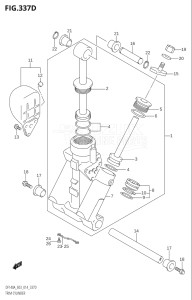 14003F-410001 (2014) 140hp E03-USA (DF140AT) DF140A drawing TRIM CYLINDER (DF140AT:E03)