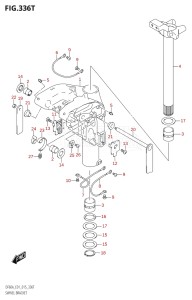 04003F-510001 (2005) 40hp E01 E13-Gen. Export 1 -  SE  Asia (DF40A  DF40AQH  DF40AST  DF40ATH) DF40A drawing SWIVEL BRACKET (DF60AVTH:E01)