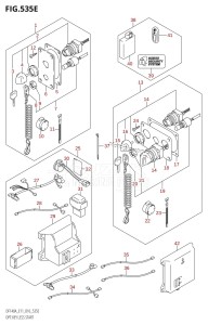 DF140AZ From 14003Z-610001 (E11 E40)  2016 drawing OPT:KEY LESS START (DF140AZ:E11)