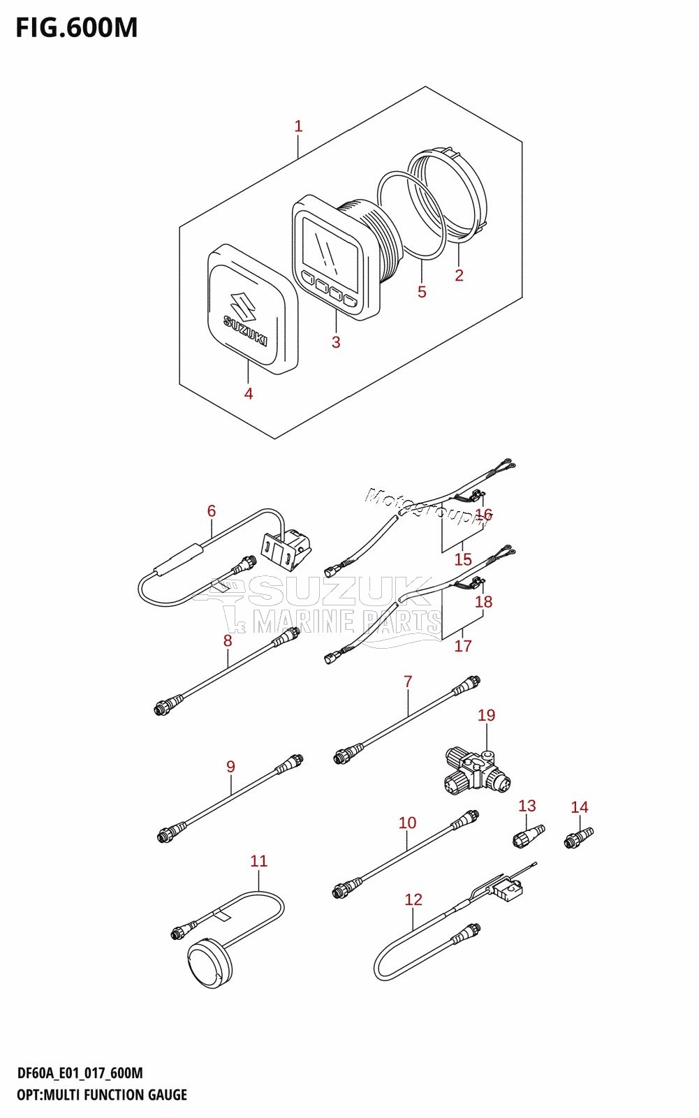 OPT:MULTI FUNCTION GAUGE (DF60ATH:E40)