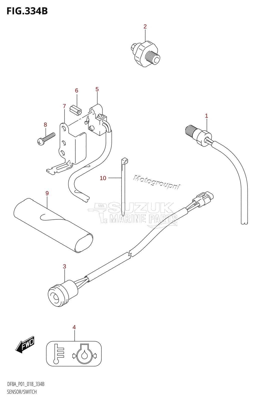 SENSOR /​ SWITCH (DF8AR,DF9.9AR)