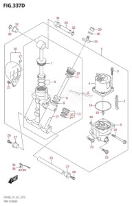 DF140A From 14003Z-040001 (E11 E40)  2020 drawing TRIM CYLINDER (DF140AT:E40,DF140AZ:E40)