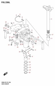 DF40A From 04003F-210001 (E01)  2012 drawing SWIVEL BRACKET (DF60ATH:E40)