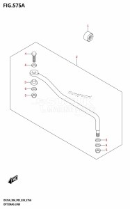 DF250ATSS From 25001N-440001 (E03)  2024 drawing OPT:DRAG LINK (DF25A,DF25ATH,DF30ATH)