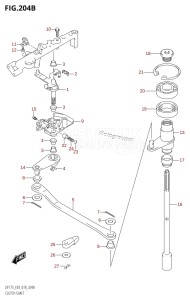 DF150Z From 15002Z-810001 (E03)  2018 drawing CLUTCH SHAFT (DF150Z,DF175Z)