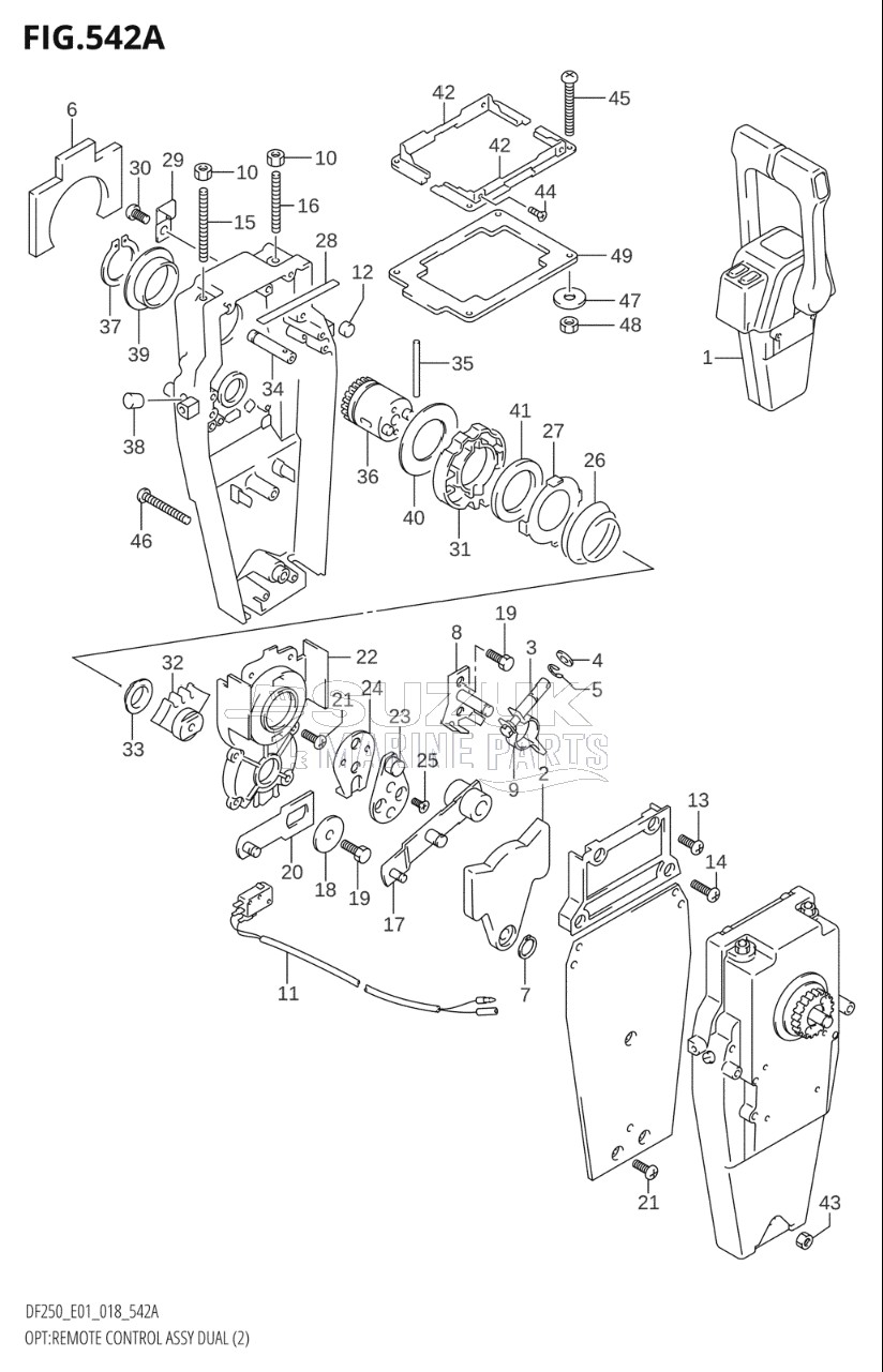 OPT:REMOTE CONTROL ASSY DUAL (2)