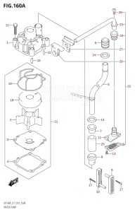 DF140A From 14003F-910001 (E11 E40)  2019 drawing WATER PUMP (E11,E03)