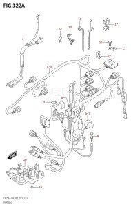 DF30A From 03003F-140001 (P01 P40)  2021 drawing HARNESS (DF25A,DF30A,DF30AQ)