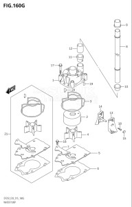 20002F-510001 (2005) 200hp E03-USA (DF200T  DF200Z) DF200 drawing WATER PUMP (DF250ST:E03)
