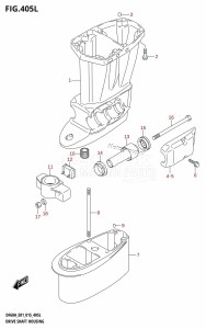 DF50A From 05003F-510001 (E01)  2015 drawing DRIVE SHAFT HOUSING (DF60ATH:E01)