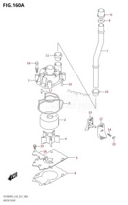 DF200AST From 20004F-040001 (E03)  2020 drawing WATER PUMP (020,021,022)