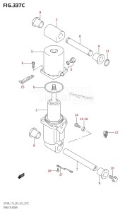 DF115T From 11502F-210001 (E01 E40)  2012 drawing TRIM CYLINDER (DF115T:E01)