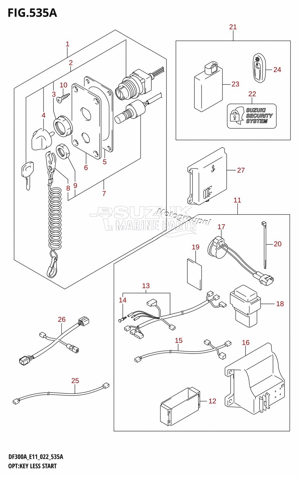 OPT:KEY LESS START ((020,021):(E01,E03,E11))