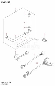 DF225Z From 22503Z-040001 (E01 E03 E40)  2020 drawing OPT:HARNESS (022,023)