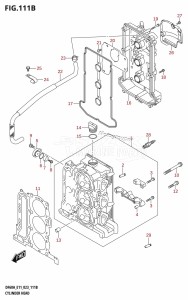 DF40A From 04004F-140001 (E34-Italy)  2021 drawing CYLINDER HEAD ((020,021):(DF40AST,DF60A,DF60AQH,DF60ATH,DF60AVT,DF40ASVT,DF60AVTH))