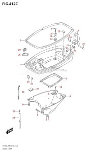 DT40 From 04005K-610001 ()  2016 drawing LOWER COVER (DT40WR:P40)