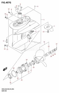 DF25A From 02504F-510001 (P03)  2015 drawing GEAR CASE (DF30ATH:P03)