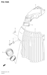 11503F-410001 (2014) 115hp E03-USA (DF115AT) DF115A drawing SILENCER (DF100AT:E03)