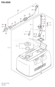 DF40 From 04001F-421001 (E01)  2004 drawing FUEL TANK