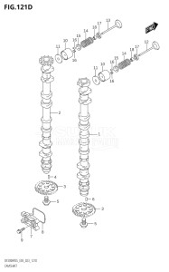 20004F-040001 (2020) 200hp E03-USA (DF200AST  DF200AST) DF200AST drawing CAMSHAFT (DF150AST)