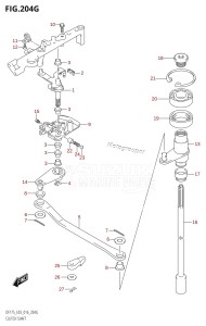 DF175TG From 17502F-610001 (E03)  2016 drawing CLUTCH SHAFT (DF175Z:E03)