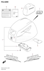 DF9.9A From 00994F-510001 (P03)  2015 drawing ENGINE COVER (DF9.9AR:P03)